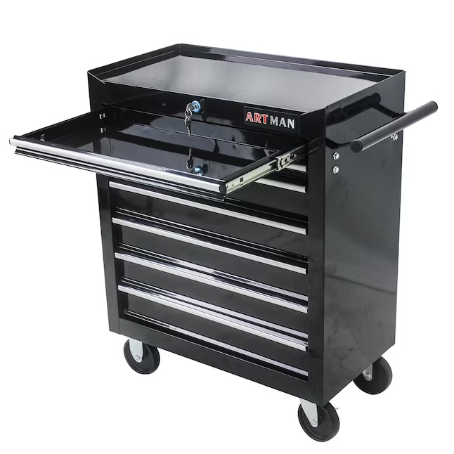 Xspracer ML-TC325 1000 Series 13-Inches W x 30-Inches H 7 -Drawer Steel Rolling Tool Cabinet ( Black )3_11zon