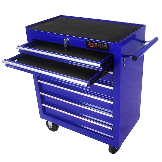Xspracer ML-TC326 1000 Series 13-Inches W x 30-Inches H 7 -Drawer Steel Rolling Tool Cabinet ( Blue )3_11zon