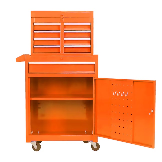 Xspracer ML-TC912 1000 Series 11-Inches W x 47-Inches H 5 -Drawer Metal Rolling Tool Cabinet ( Orange )2_11zon