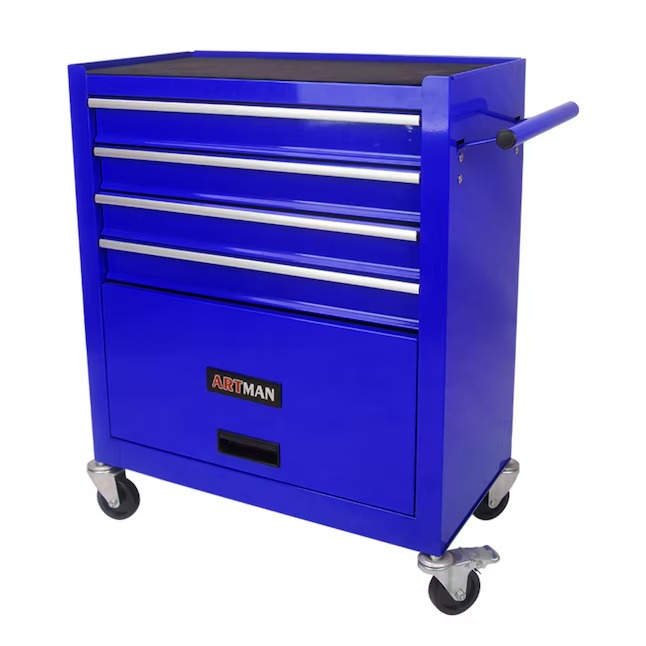 Xspracer ML-TC933 1000 Series 13-Inches W x 29-Inches H 4 -Drawer Steel Rolling Tool Cabinet ( Blue )2_11zon
