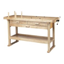 YUKON 60 in., 3-Drawer Hardwood Workbench