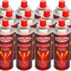 12 Butane Fuel GasOne Canisters for Portable Camping Stoves