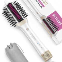 4-in-1 Ionic Hair Dryer Brush - High-Speed Dual Mode Blow Dryer Brush & Heated Comb, Fast Heating Hot Air Straightener for Smooth, Frizz-Free Blowouts, Easy Salon-Style for All Hair Types