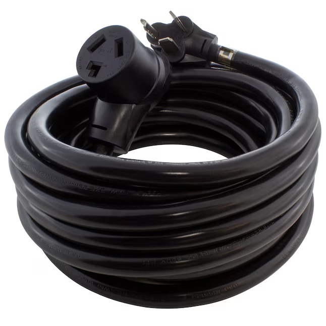 AC WORKS 1030PR-025 25ft NEMA 10-30 Cord 25-ft 10 3 3 Prong Black Indoor Outdoor STW Heavy Duty Appliance Extension Cord_11zon AC WORKS 1030PR-025 25ft NEMA 10-30 Cord 25-ft 10 / 3 3 Prong Black Indoor/Outdoor STW Heavy Duty Appliance Extension Cord