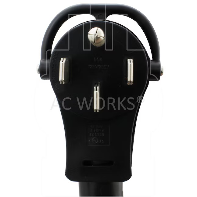 AC WORKS EP1450KIT-015E 50A Emergency Power Kit with SS2-50 Inlet Box and 15ft Cord 15-ft 6 4 4 Prong Black Indoor Outdoor STW Heavy Duty Locking Extension Cord2_11zon