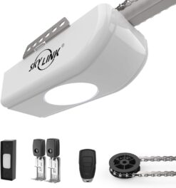 ATOMS ATR-1611C By Skylink 1/2HPF Garage Door Opener with Extremely Quiet DC Motor, Chain Drive