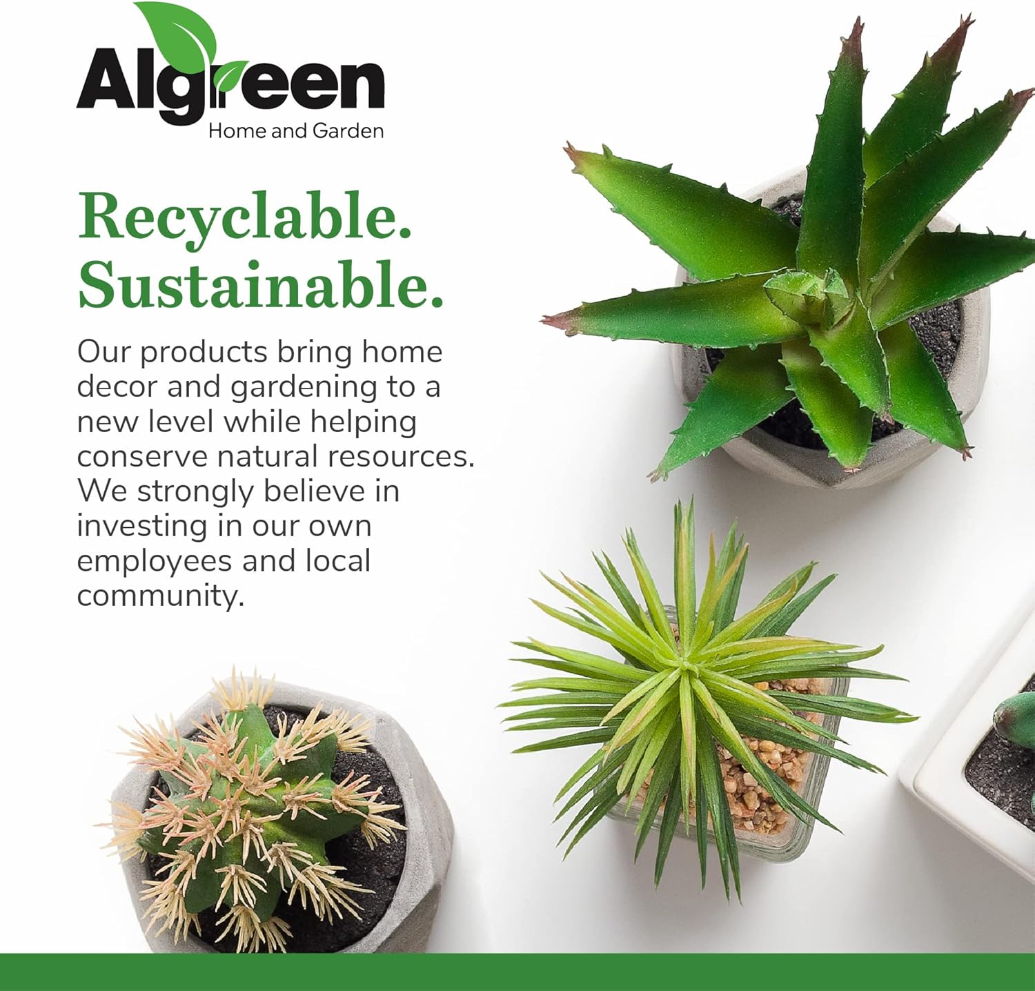 Algreen Athena Plastic Rain Barrel w Brass Spigot, Debris Screen & Dual Overflow, 50 Gal8