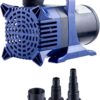 Alpine Corporation 2100 GPH Submersible Water Pump with 33 FT Cord and Adapters for Ponds, Fountains, Waterfalls, and Water Circulation, 192 Watts 20 FT Lift Quiet Operation Vertical/Horizontal