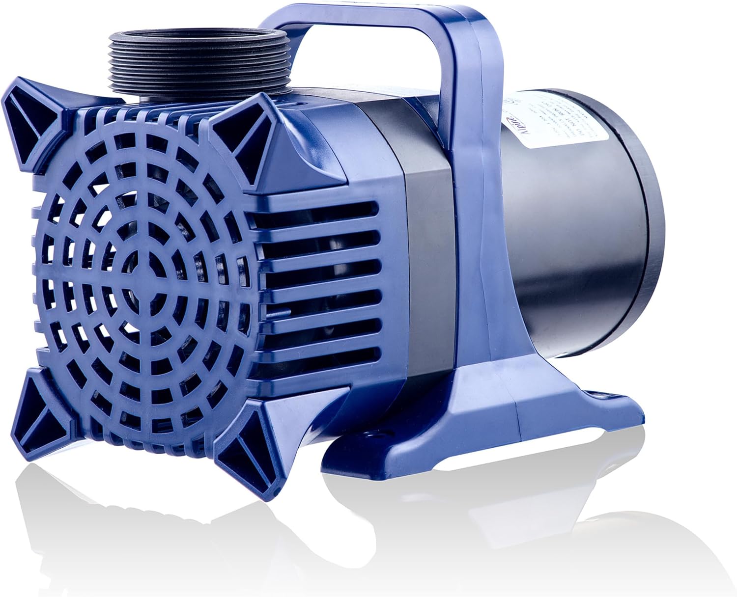 Alpine Corporation 8000 GPH Submersible Water Pump with 33 FT Cord and Adapters for Ponds, Fountains, Waterfalls, and Water Circulation, 540 Watts 26 FT Lift Quiet Operation Vertical Horizontal Alpine Corporation 8000 GPH Submersible Water Pump with 33 FT Cord and Adapters for Ponds, Fountains, Waterfalls, and Water Circulation, 540 Watts 26 FT Lift Quiet Operation Vertical/Horizontal