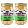 Amish Valley Products Country Pickled Garlic Sweet or Hot Flavor 15 oz Glass Jar (Sweet, 2 - 15oz JARS)
