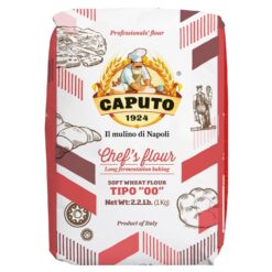 Antimo Caputo Chefs Flour, Italian Double Zero 00, Soft Wheat for Pizza Dough, Bread, & Pasta, 2.2 Pound (Pack of 10)