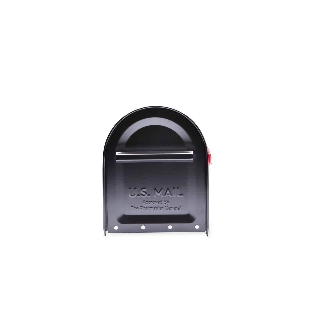 Architectural Mailboxes 5560B-R-10 Sequoia Black, Large, Steel, Heavy Duty Post Mount Mailbox7