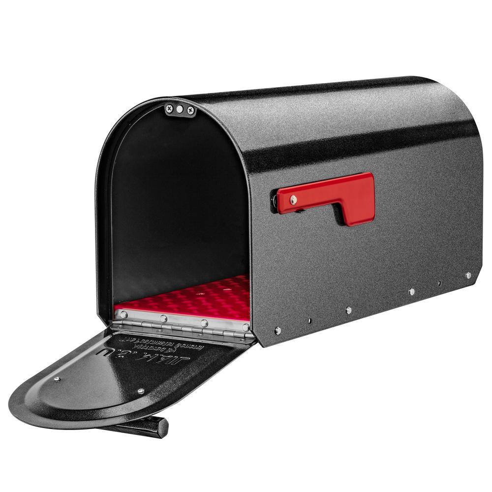 Architectural Mailboxes 5560P-R-10 Sequoia Pewter, Large, Steel, Heavy Duty Post Mount Mailbox8