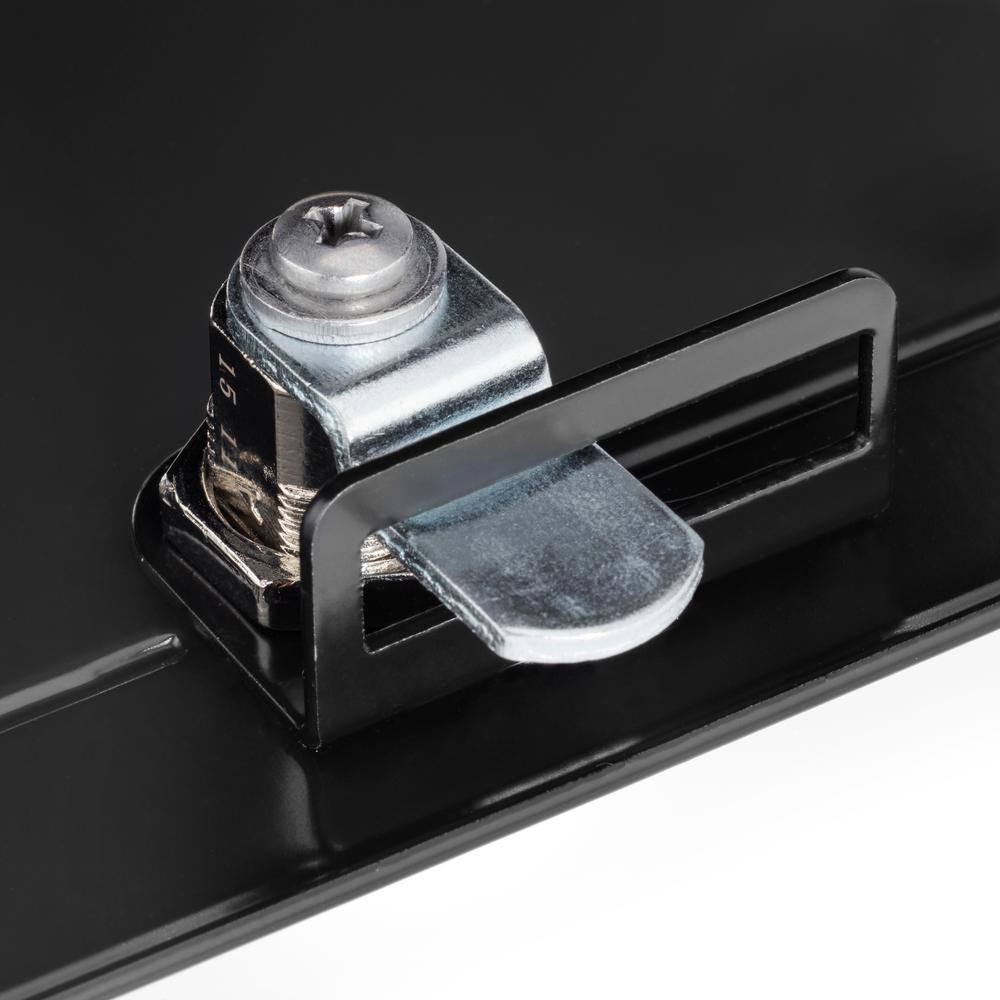 Architectural Mailboxes 6200B-10 Oasis Classic Black, Extra Large, Steel, Locking, Post Mount Parcel Mailbox with High Security Reinforced Lock11