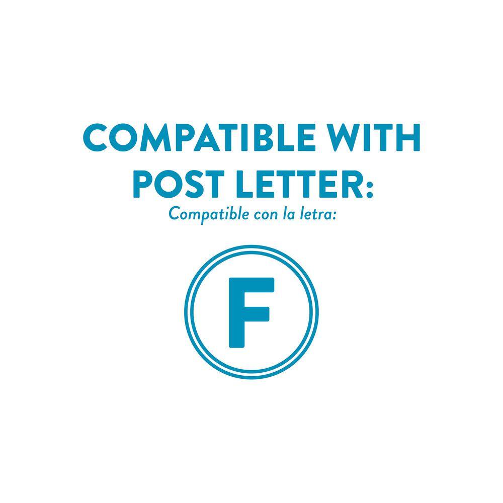 Architectural Mailboxes 950020B-10 Centennial Black, Extra Large, Steel, Post Mount Mailbox with Premium Silver Handle and Flag3