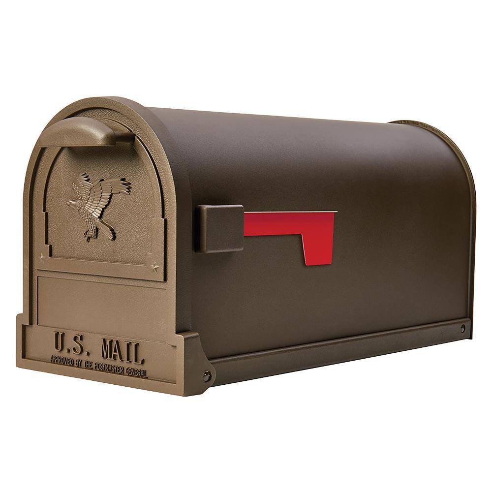 Architectural Mailboxes AR15T0AM Arlington Textured Bronze, Large, Steel, Post Mount Mailbox Architectural Mailboxes AR15T0AM Arlington Textured Bronze, Large, Steel, Post Mount Mailbox