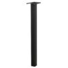 Architectural Mailboxes BP000BAM Brighton Aluminum, Top Mount, Mailbox Post, Black