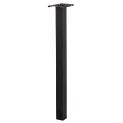 Architectural Mailboxes BP000BAM Brighton Aluminum, Top Mount, Mailbox Post, Black