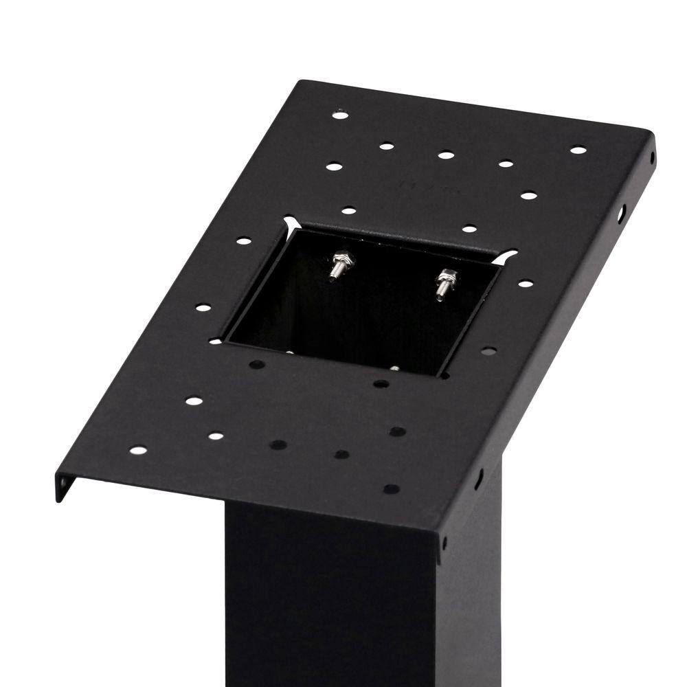 Architectural Mailboxes BP000BAM Brighton Aluminum, Top Mount, Mailbox Post, Black3