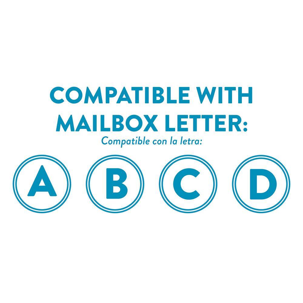 Architectural Mailboxes BP000BAM Brighton Aluminum, Top Mount, Mailbox Post, Black4