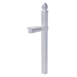 Architectural Mailboxes WP000WAM Whitley Plastic, Crossarm, Convertible Mailbox Post, White