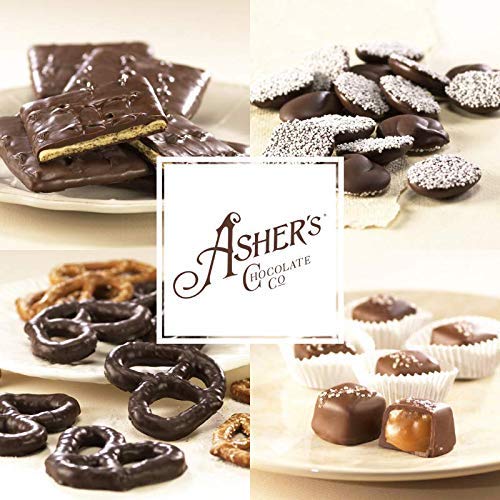 Asher's Chocolates, Chocolate Covered Pretzels, Bulk Smothered Pretzels, Gourmet Sweet and Salty Candy, Small Batches of Kosher Chocolate, Family Owned Since 1892 (2lbs, Milk Chocolate)11