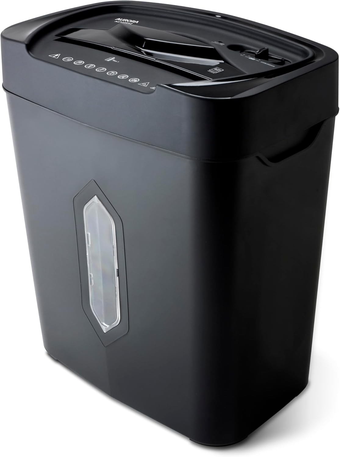 Aurora 12-Sheet Crosscut Paper and Credit Card Shredder with 5.2 gal Wastebasket8