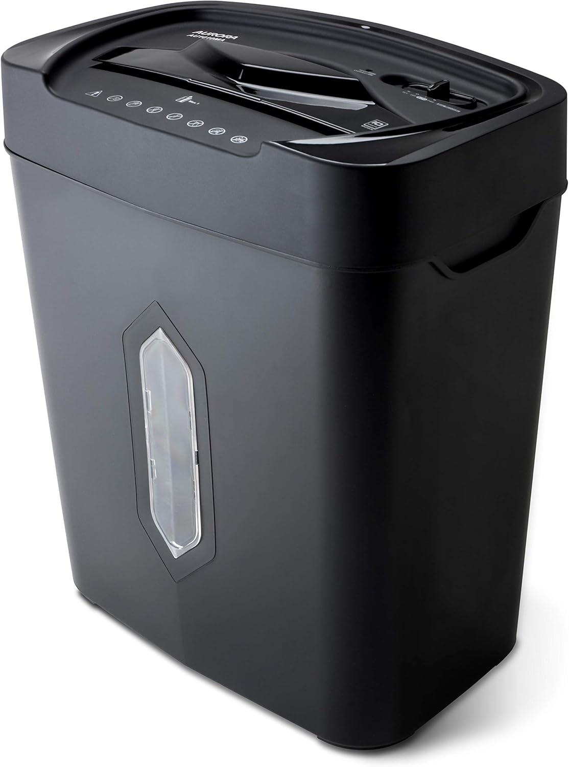 Aurora AU1010MA High-Security 10-Sheet Micro-Cut Paper, Credit Card Shredder, Large 5.2-Gals Basket with Easy Lifting Handle Aurora AU1010MA High-Security 10-Sheet Micro-Cut Paper, Credit Card Shredder, Large 5.2-Gals Basket with Easy Lifting Handle