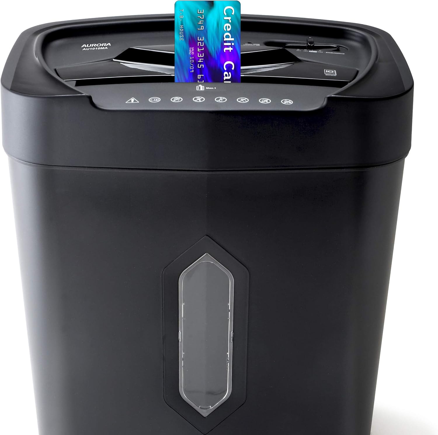 Aurora AU1010MA High-Security 10-Sheet Micro-Cut Paper, Credit Card Shredder, Large 5.2-Gals Basket with Easy Lifting Handle1