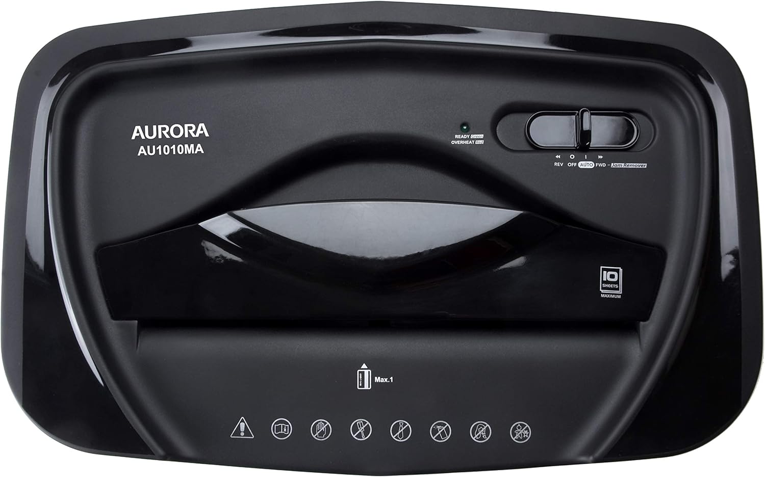 Aurora AU1010MA High-Security 10-Sheet Micro-Cut Paper, Credit Card Shredder, Large 5.2-Gals Basket with Easy Lifting Handle7