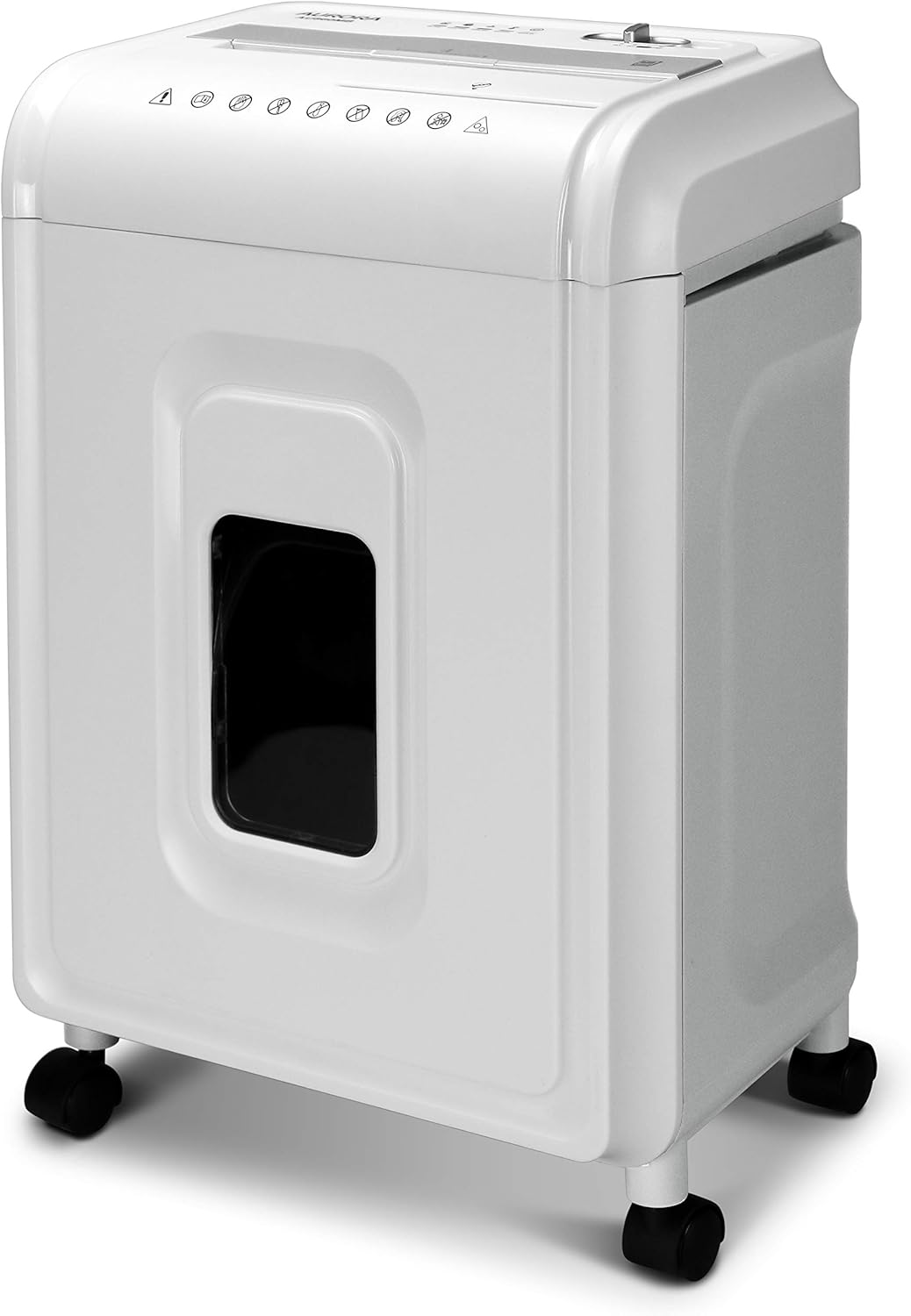 Aurora AU1262XA Anti-Jam 12-Sheet Crosscut Paper and CD Credit Card Shredder, White Gray Aurora AU1262XA Anti-Jam 12-Sheet Crosscut Paper and CD/Credit Card Shredder, White/Gray