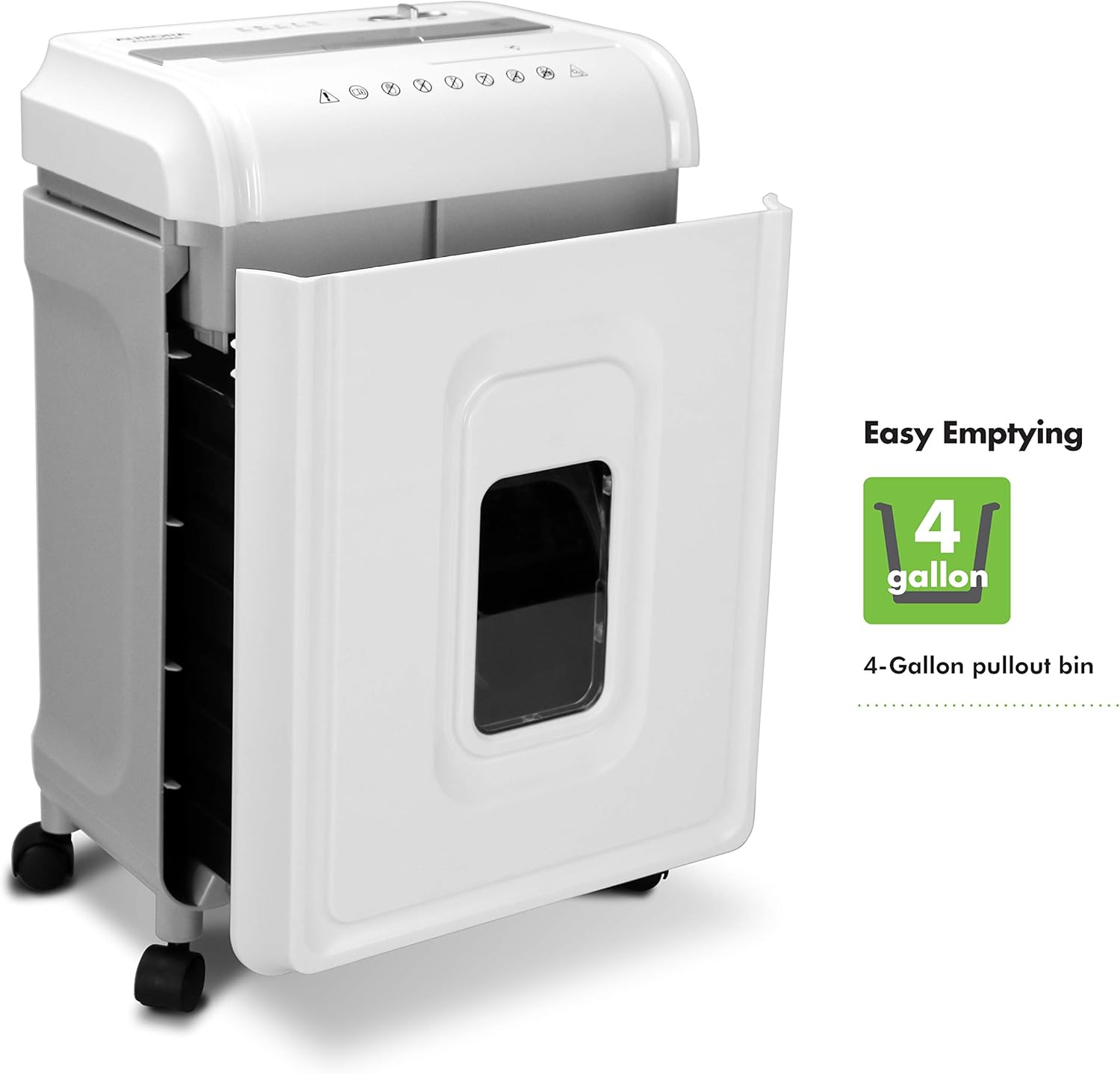 Aurora AU1262XA Anti-Jam 12-Sheet Crosscut Paper and CD Credit Card Shredder, White Gray6