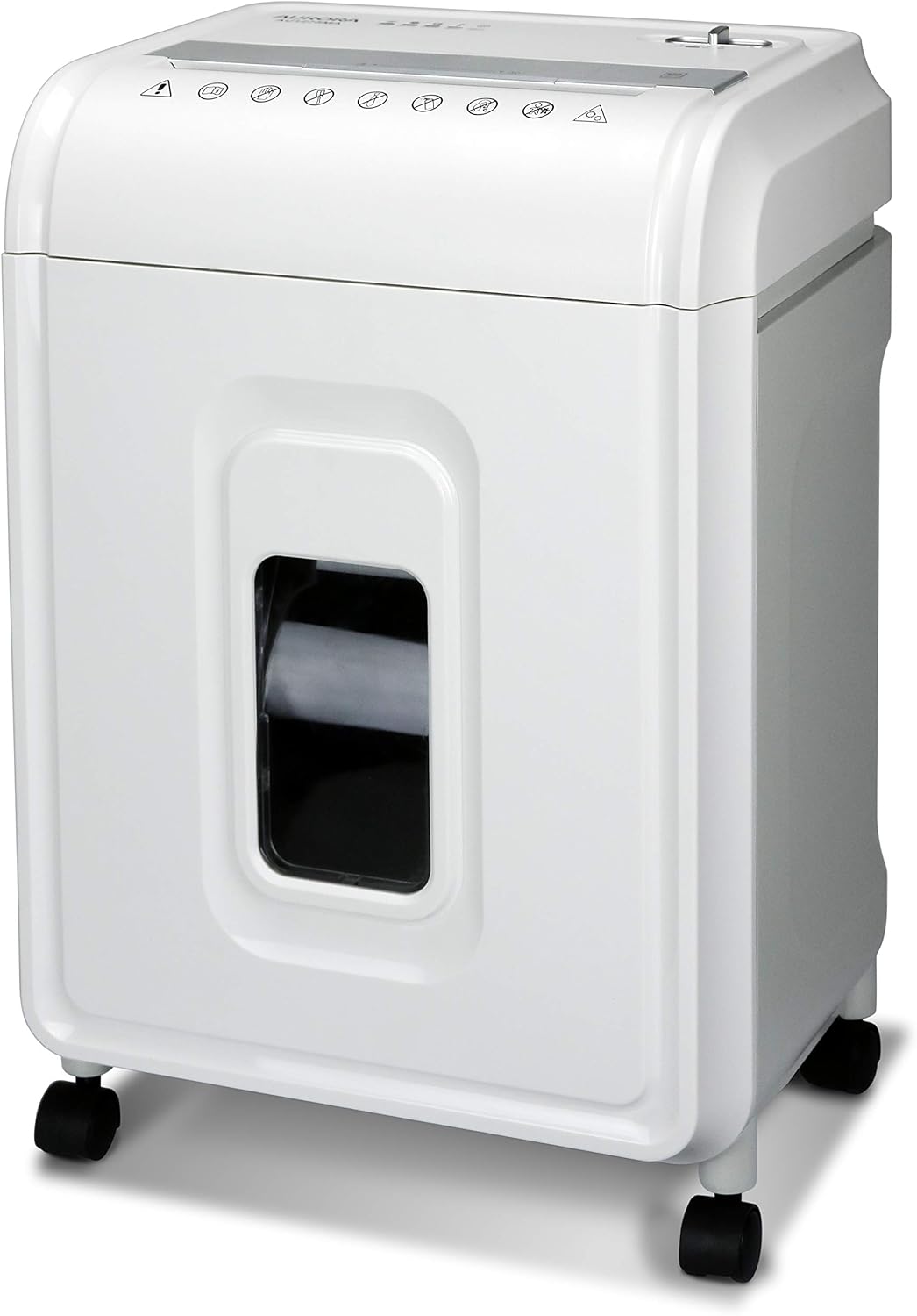 Aurora AU1275MA Professional Grade 12-Sheet Micro-Cut Paper and CD Credit Card Shredder 60 Minutes Continuous Run Time, White Gray Aurora AU1275MA Professional Grade 12-Sheet Micro-Cut Paper and CD/Credit Card Shredder/ 60 Minutes Continuous Run Time, White/Gray