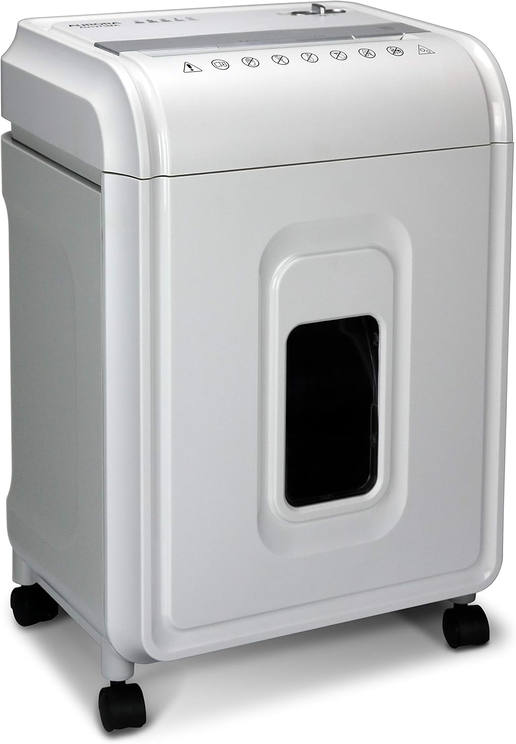 Aurora AU1275MA Professional Grade 12-Sheet Micro-Cut Paper and CD Credit Card Shredder 60 Minutes Continuous Run Time, White Gray11