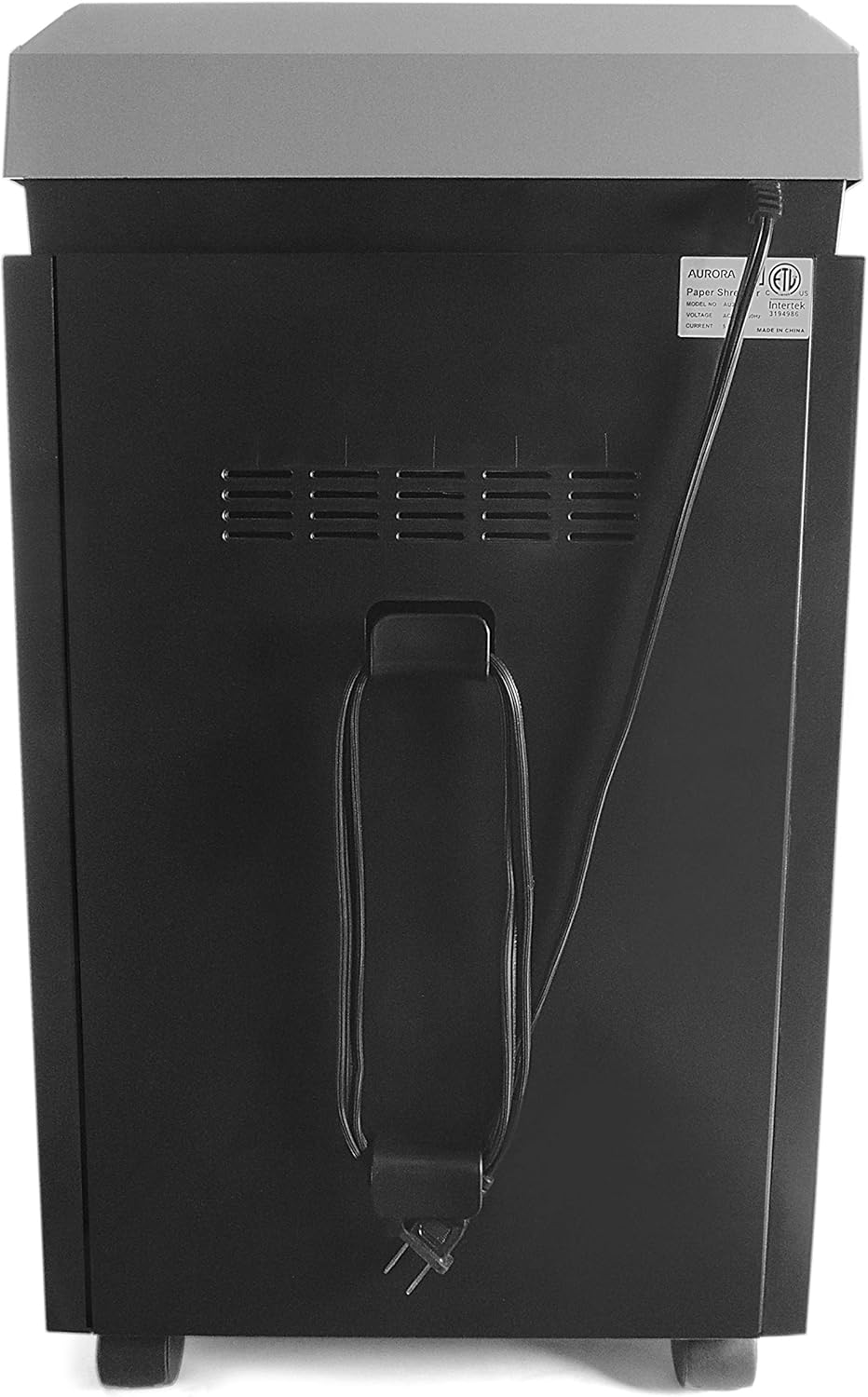 Aurora AU1580MA Professional Grade High Security 15-Sheet Micro-Cut Paper CD and Credit Card Shredder, 60 Minutes Continuous Run time0