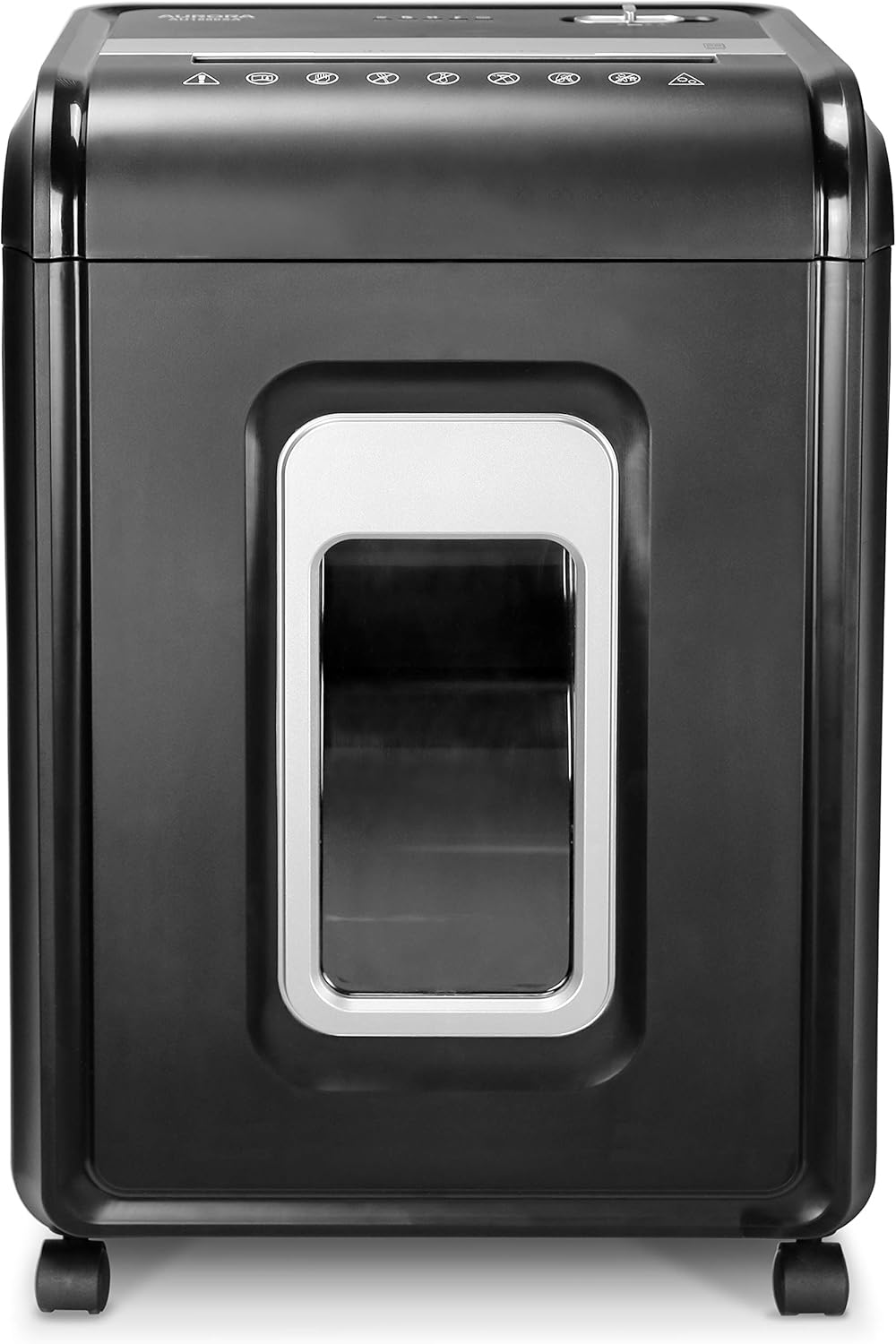Aurora AU2260XA Heavy Duty Anti-Jam 22-Sheet Crosscut Shredder 60 Min Run Time 7-Gallon Pullout Basket and Casters6