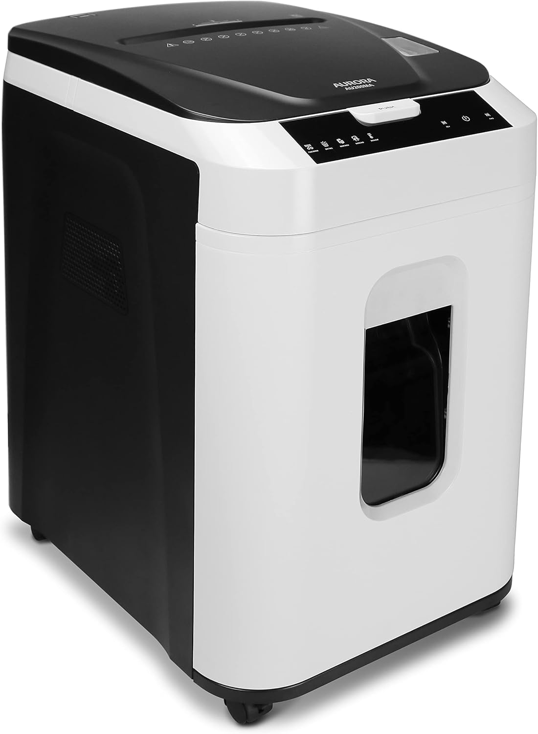 Aurora Commercial Grade 200-Sheet Auto Feed High Security Micro-Cut Paper Shredder 60 Minutes Security Level P-512