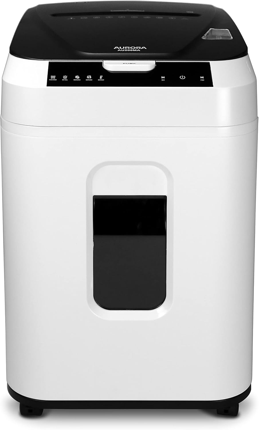 Aurora Commercial Grade 200-Sheet Auto Feed High Security Micro-Cut Paper Shredder 60 Minutes Security Level P-59