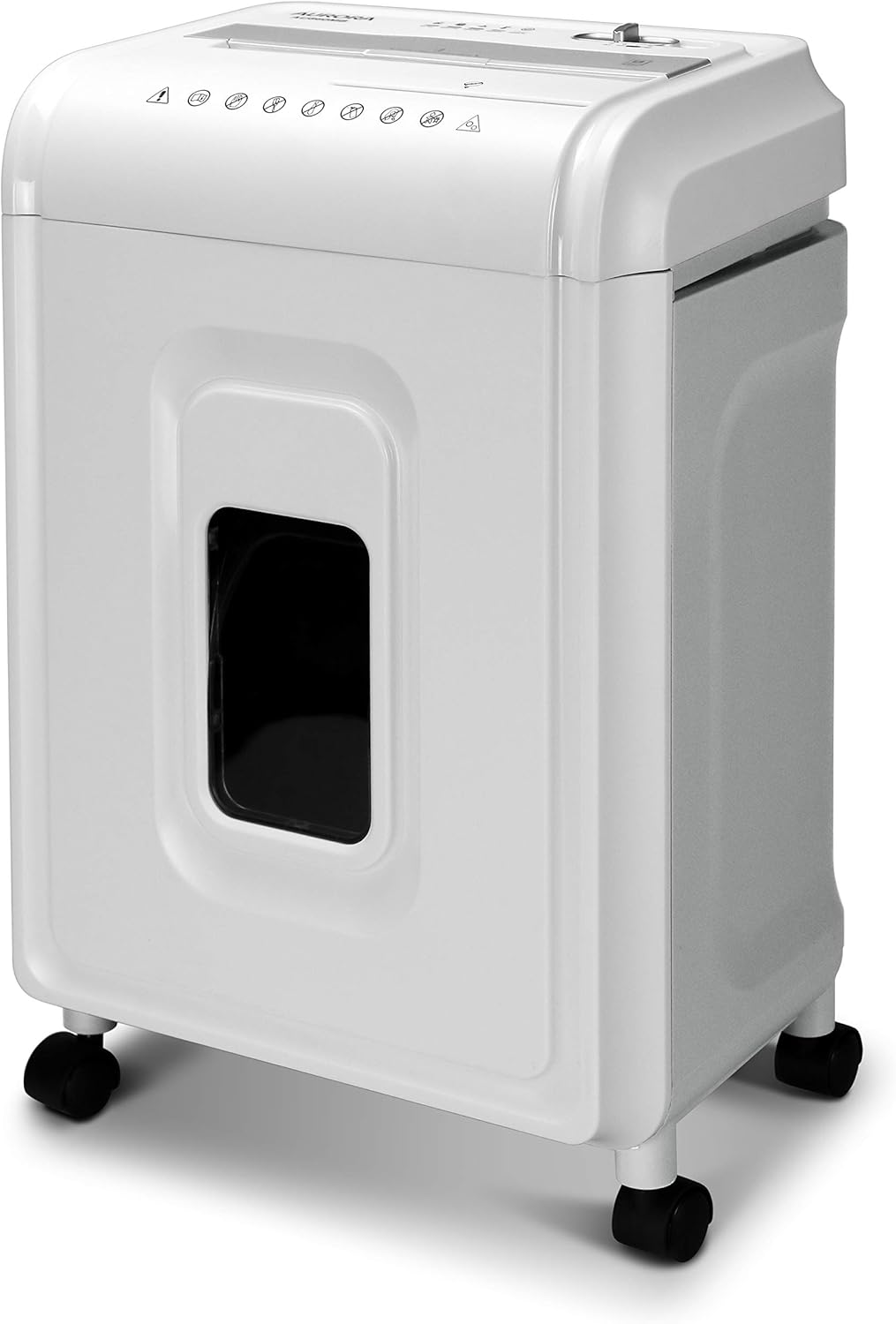 Aurora High-Security 8-Sheet Micro-Cut Paper, CD DVD and Credit Card Shredder, White Gray Aurora High-Security 8-Sheet Micro-Cut Paper, CD/DVD and Credit Card Shredder, White/Gray