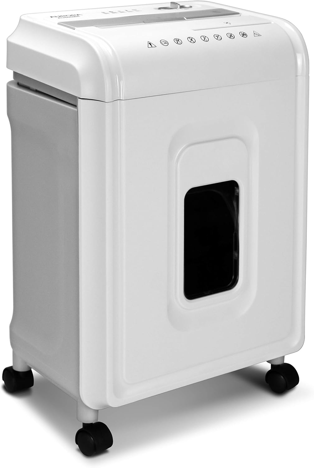 Aurora High-Security 8-Sheet Micro-Cut Paper, CD DVD and Credit Card Shredder, White Gray0