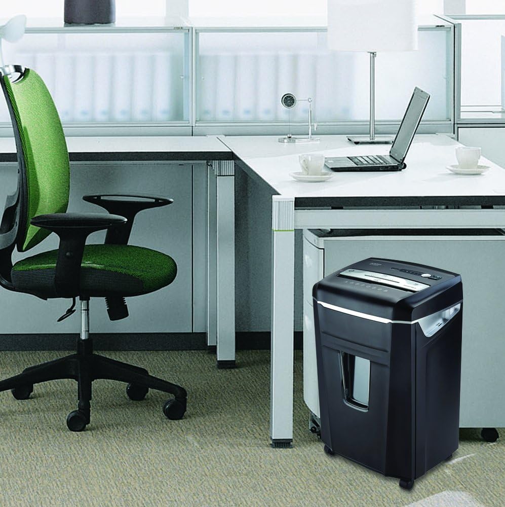 Aurora High Security JamFree AU1000MA 10-Sheet Micro-Cut Paper CD Credit Card Shredder with Pull-Out Wastebasket8