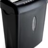 Aurora High Security Paper and Credit Card Shredder with 3.7-Gallon Wastebasket, 8-Sheet Cross-Cut with Basket
