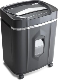Aurora AU1210MZ Professional Grade High Security 12-Sheet Micro-Cut Paper/CD and Credit Card Shredder/ 60 Minutes Continuous Run Time