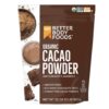 BetterBody Foods Organic Cacao Powder, Rich Chocolate Flavor, Non-GMO, Gluten-Free, 32 Ounce, 2 lb bag