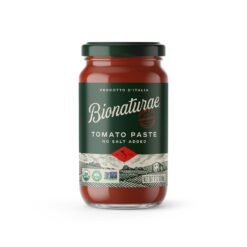Bionaturae Organic Tomato Paste - No Salt Tomato Paste, Tomato Paste in a Jar, Keto Friendly, Non-GMO, USDA Certified Organic, No Added Sugar, No Added Salt, Made in Italy - 7 Oz, 12 Pack
