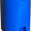 Blue 55 Gallon Water Storage Tank by WaterPrepared - Emergency Water Barrel Container with Spigot for Emergency Disaster Preparedness - Stackable