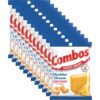 COMBOS Cheese Snacks - Cheddar Cheese and Crackers Snack Packs, Baked Cracker, 6.3-Ounce Bulk Snack Bag (Pack of 12)