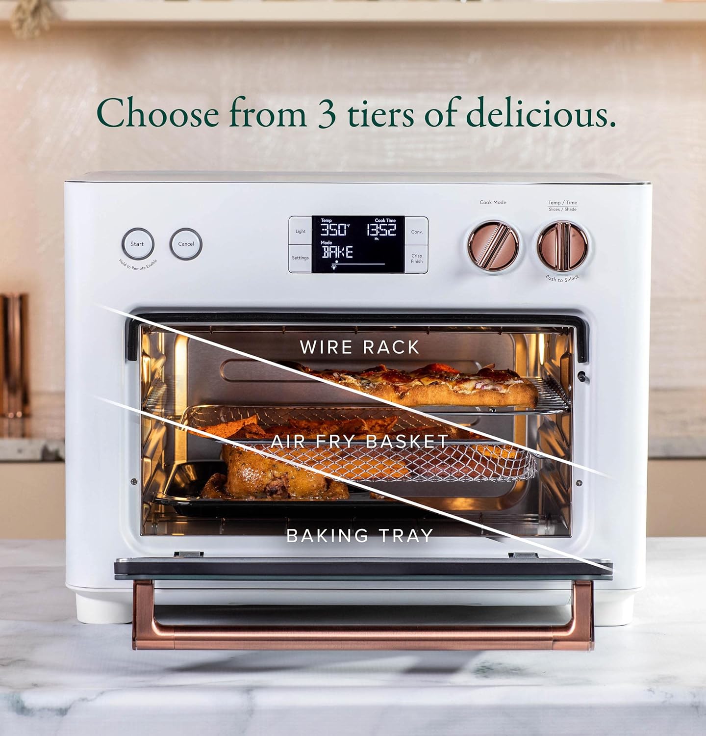 Café Couture Oven with 14 essential cooking modes, Matte White2
