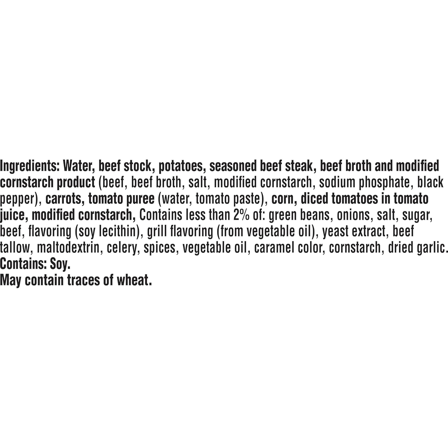 Campbell’s Chunky Soup, Sirloin Steak With Hearty Vegetables Soup, 18.8 Oz Can (Case of 12)2