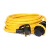Champion Power Equipment 100827 30-Amp RV Generator 30-ft 1 3 Prong Yellow Outdoor Heavy Duty Locking Extension Cord